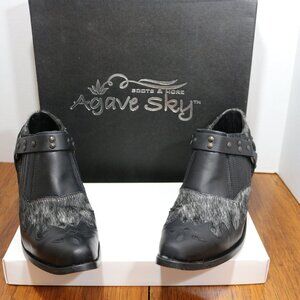 New Women’s Agave Sky Gigi Genuine Leather Cowhide Bootie. Sz: 8. Asking $175.